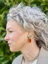 The Messy Brunette The Messy Brunette - Behaus Inspired Mini Drop Earrings Orange