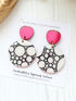 The Messy Brunette The Messy Brunette - Black and White Monocrome Earrings is