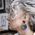 The Messy Brunette The Messy Brunette - Colorful Bubble Earrings in Greens and Pink