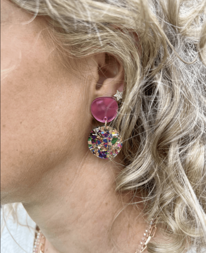The Messy Brunette The Messy Brunette - Disco Glitz Earrings