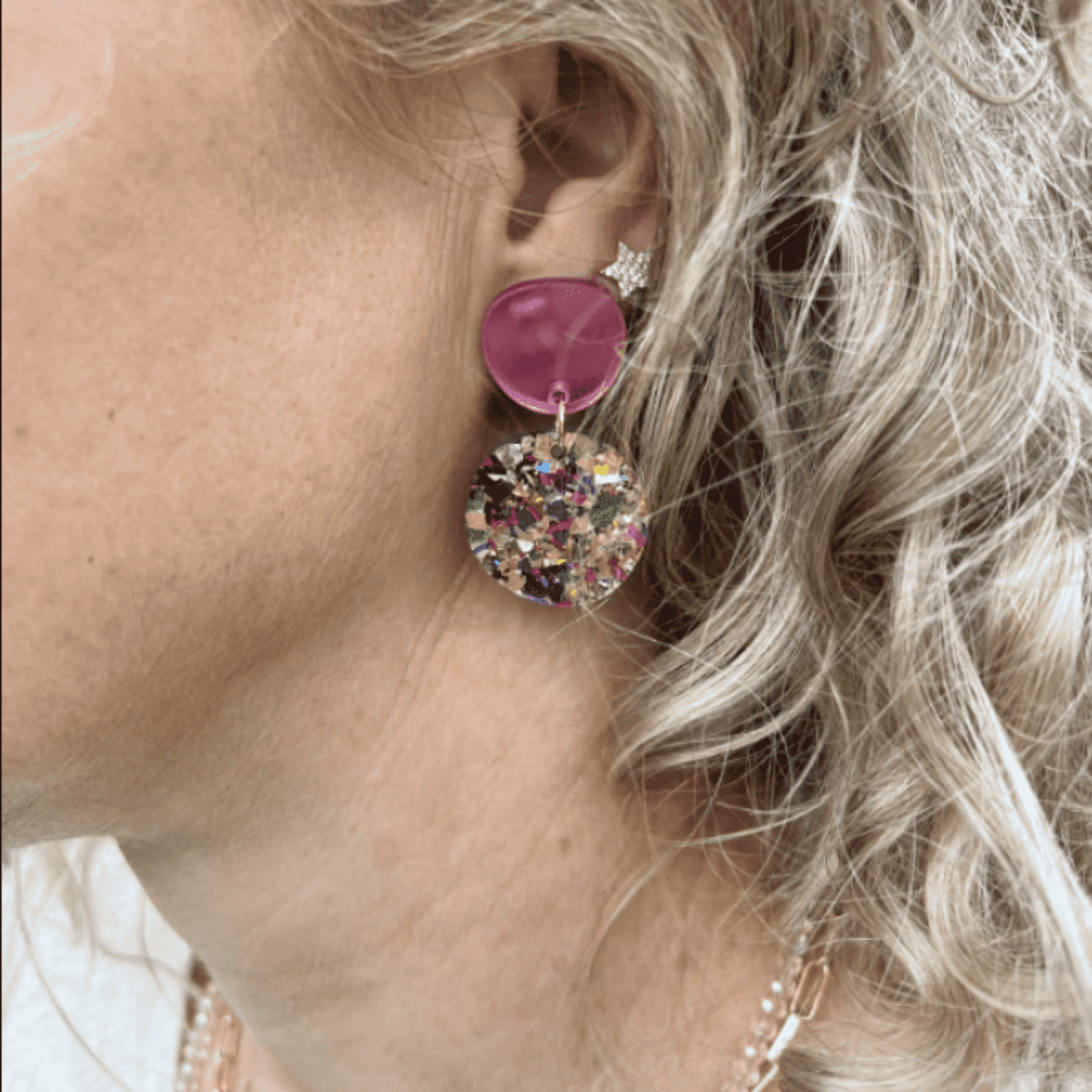 The Messy Brunette The Messy Brunette - Disco Glitz Earrings