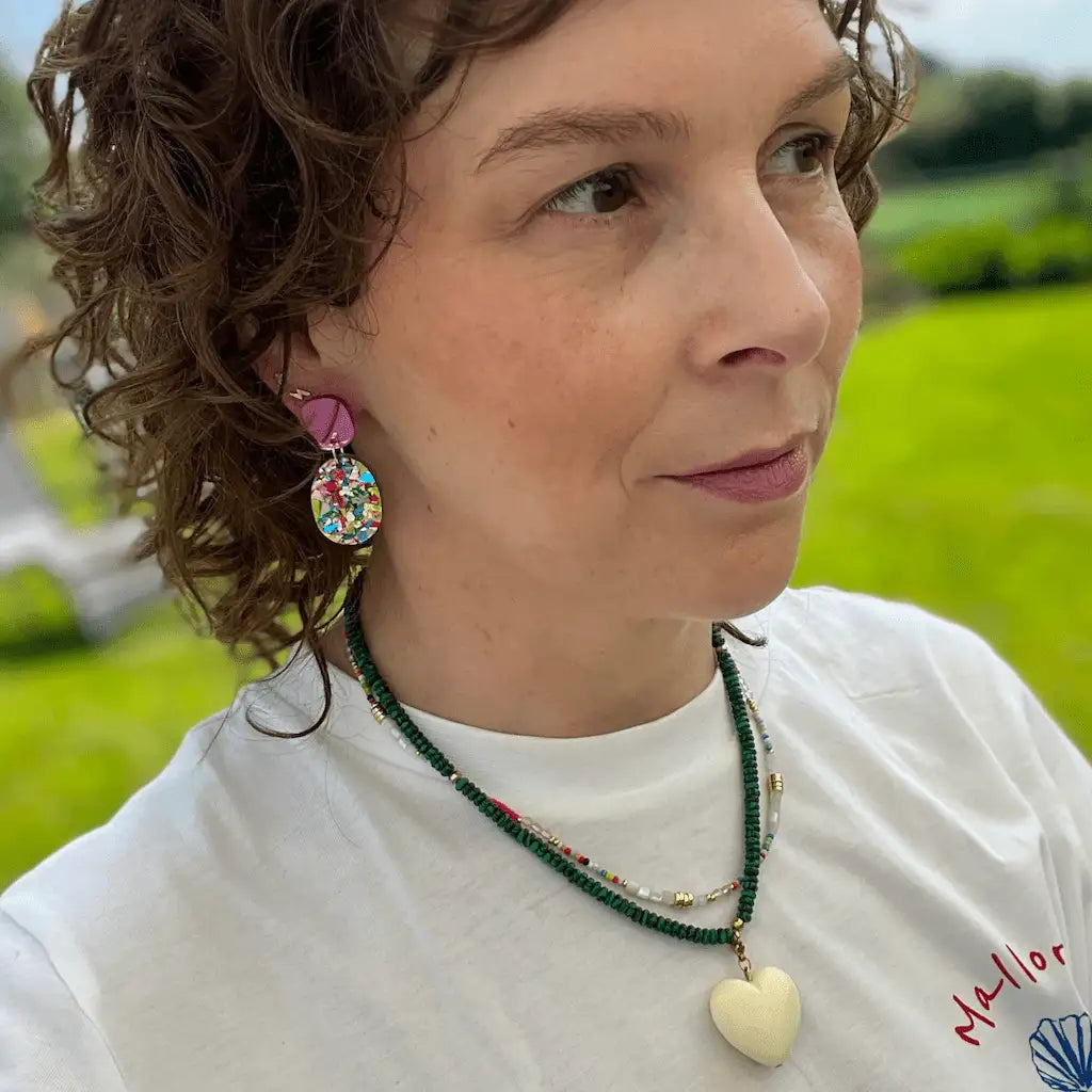 The Messy Brunette The Messy Brunette - Disco Glitzy  Earrings