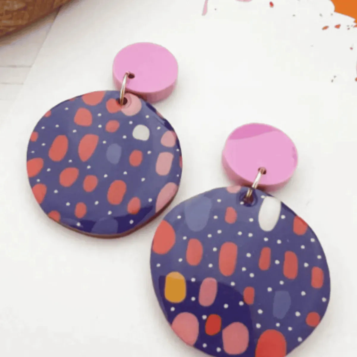 The Messy Brunette The Messy Brunette -Dots and Dashes Earrings