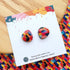 The Messy Brunette The Messy Brunette - Mini Brushstroke Statement Studs