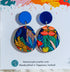 The Messy Brunette The Messy Brunette - Multi Coloured Floral Earrings