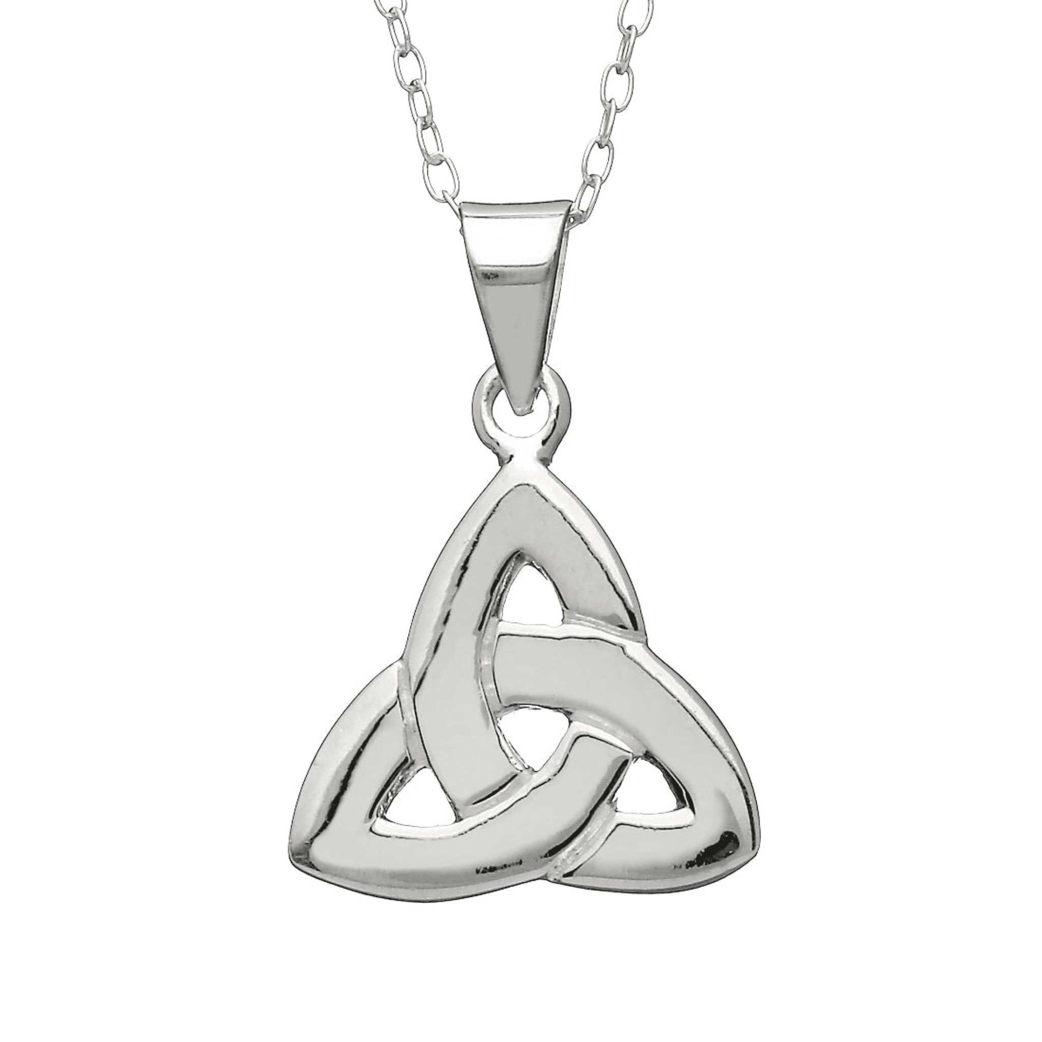 Woods Celtic Jewellery Trinity Knot Pendant - Sterling Silver
