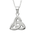 Woods Celtic Jewellery Trinity Knot Pendant - Sterling Silver