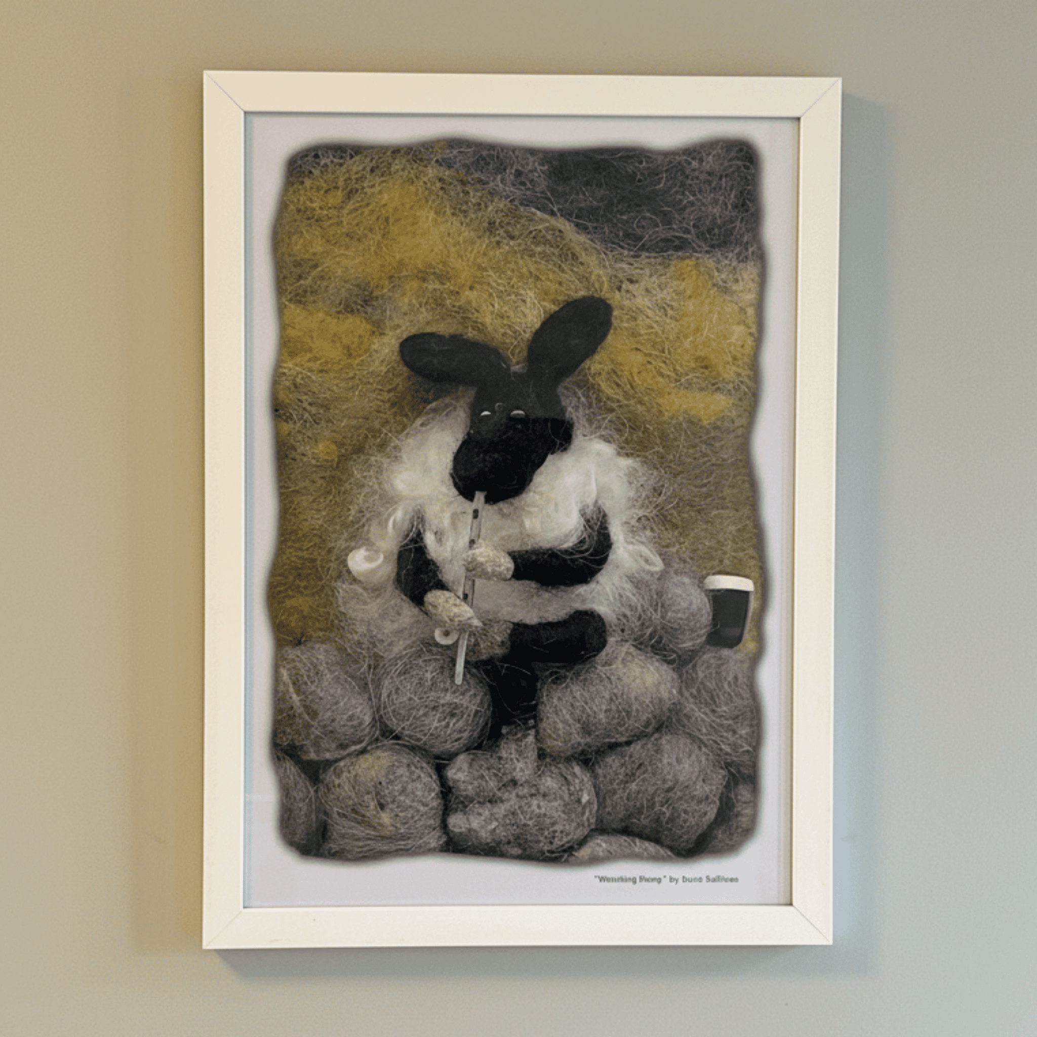 Connemara Sheep & Wool Centre Whistling Sheep - A3 Print