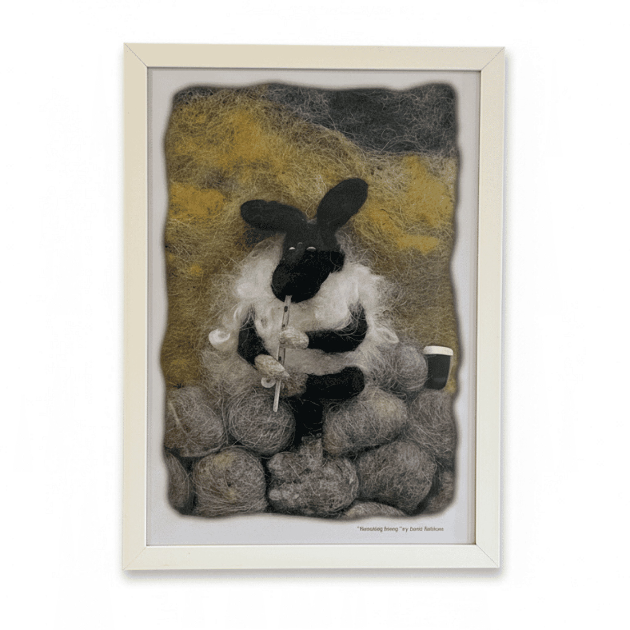 Connemara Sheep & Wool Centre Whistling Sheep - A3 Print