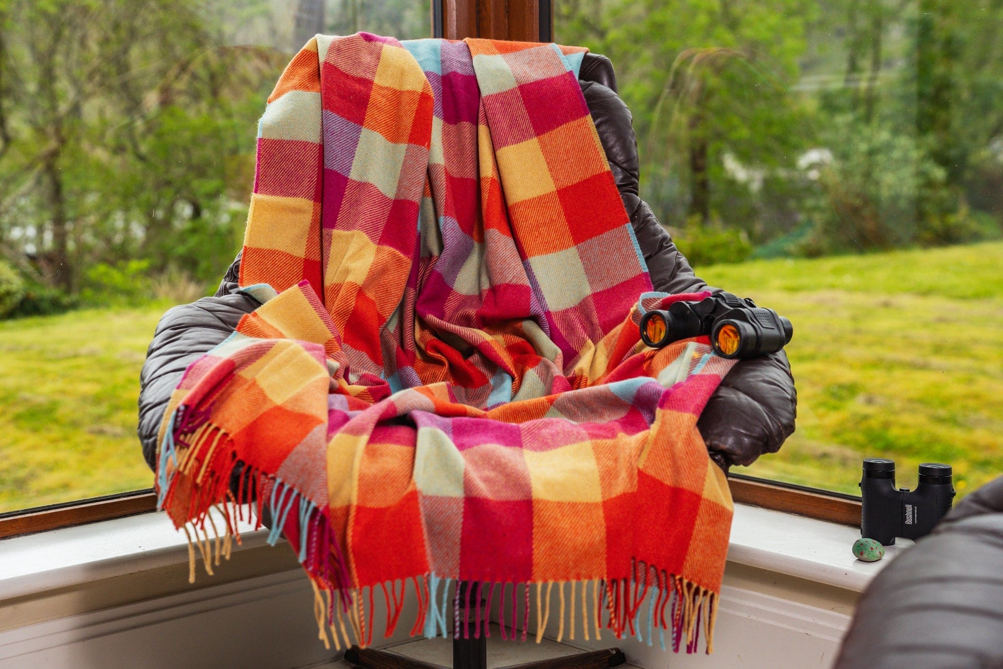 McNutt Wool Cashmere Throw - Marjorie