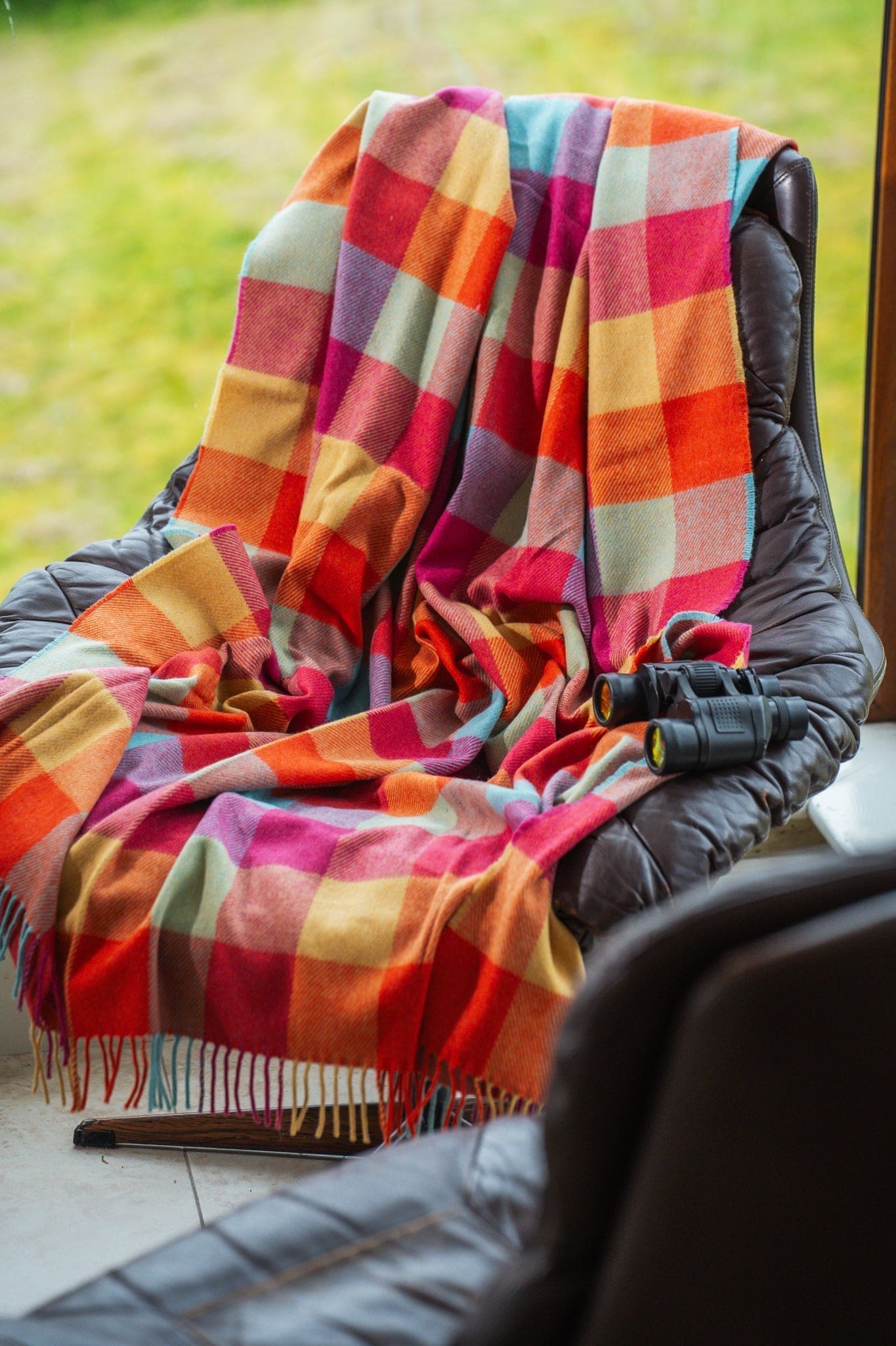 McNutt Wool Cashmere Throw - Marjorie