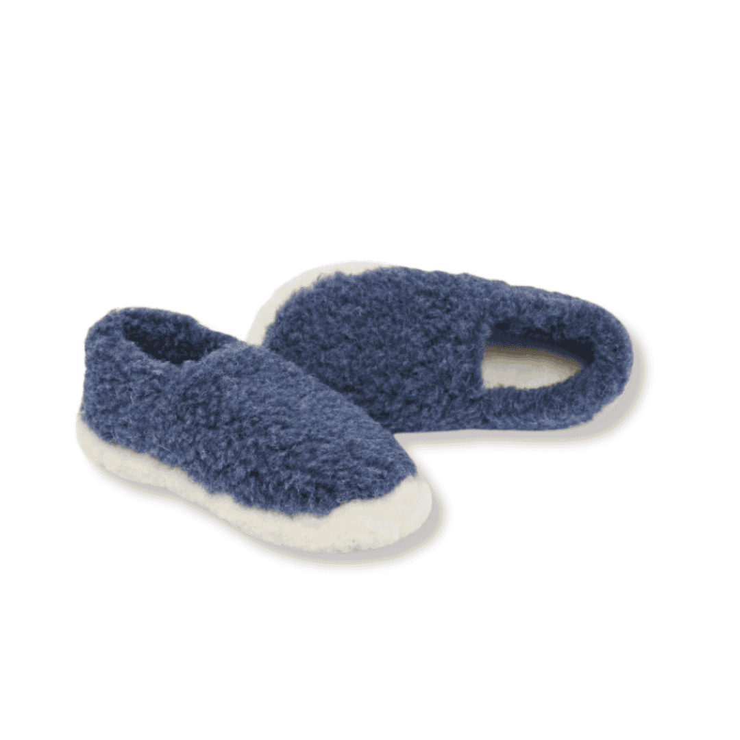 Yoko Wool slippers Dark Blue