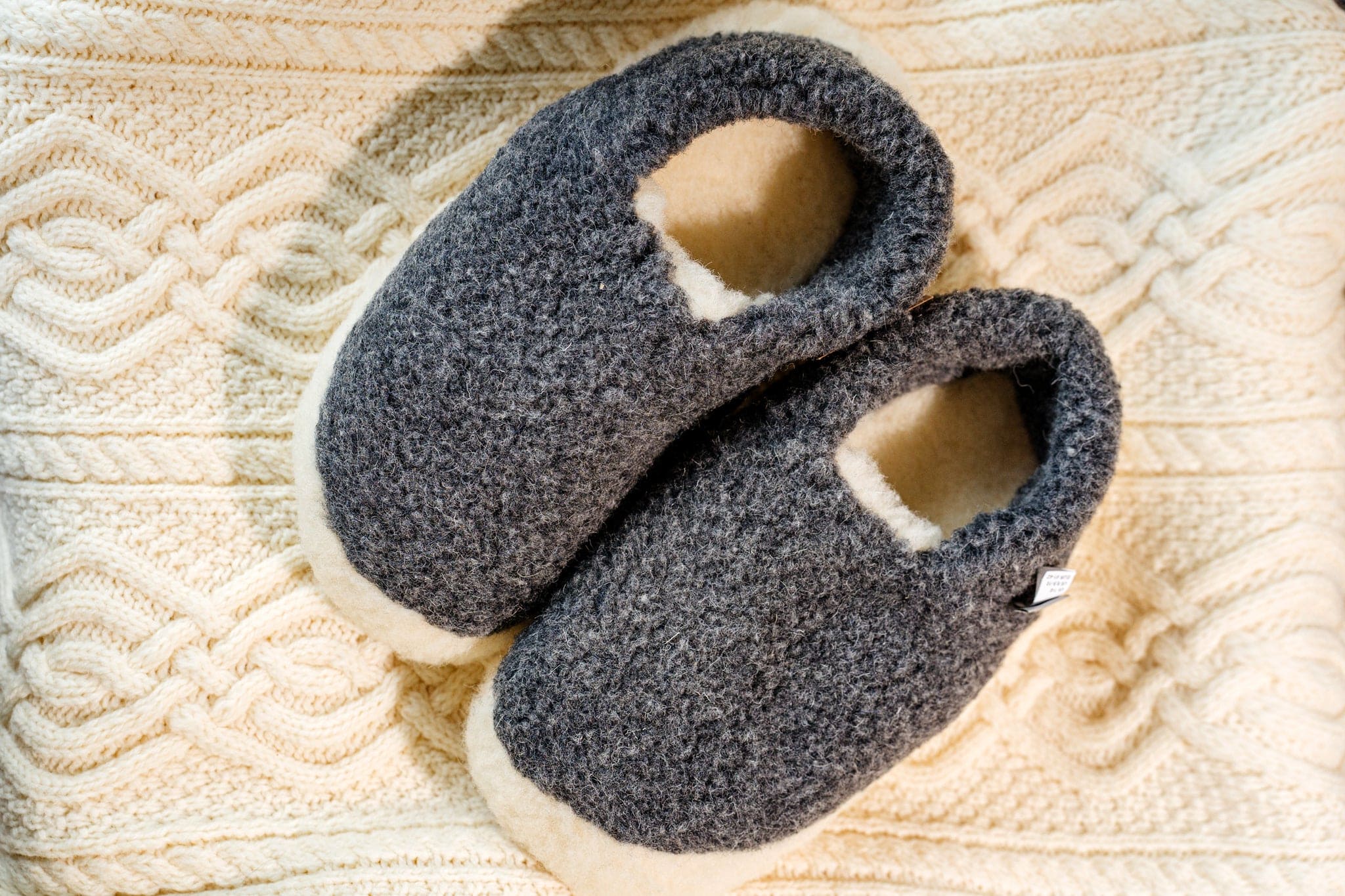 Yoko Wool slippers Graphite