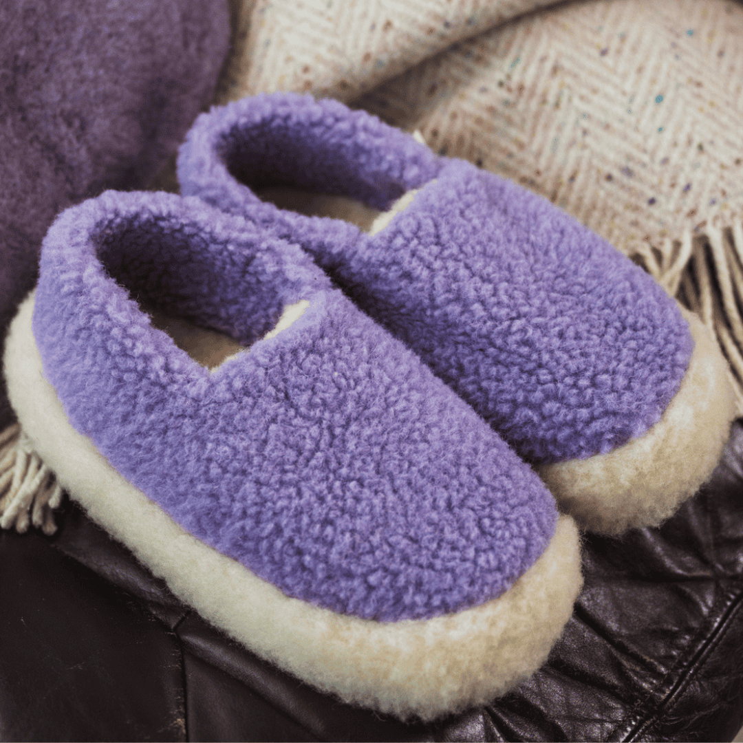 Yoko Wool slippers Lavender