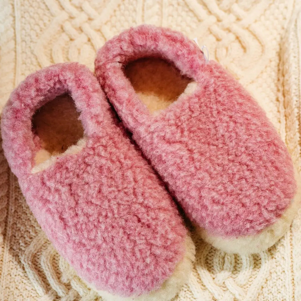 Yoko Wool slippers Pink
