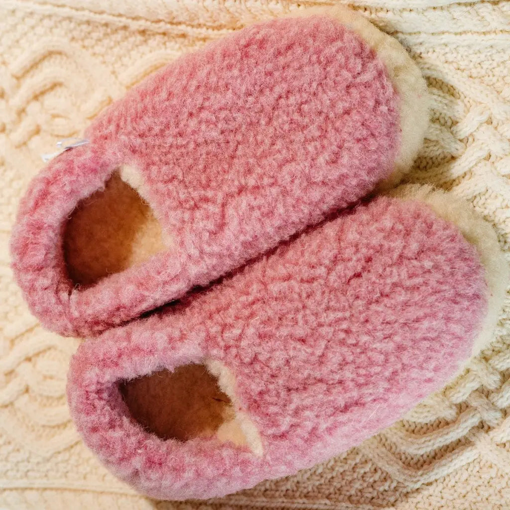Yoko Wool slippers Pink