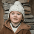 Aran Woollen Mills Young Childs Bobble Cap
