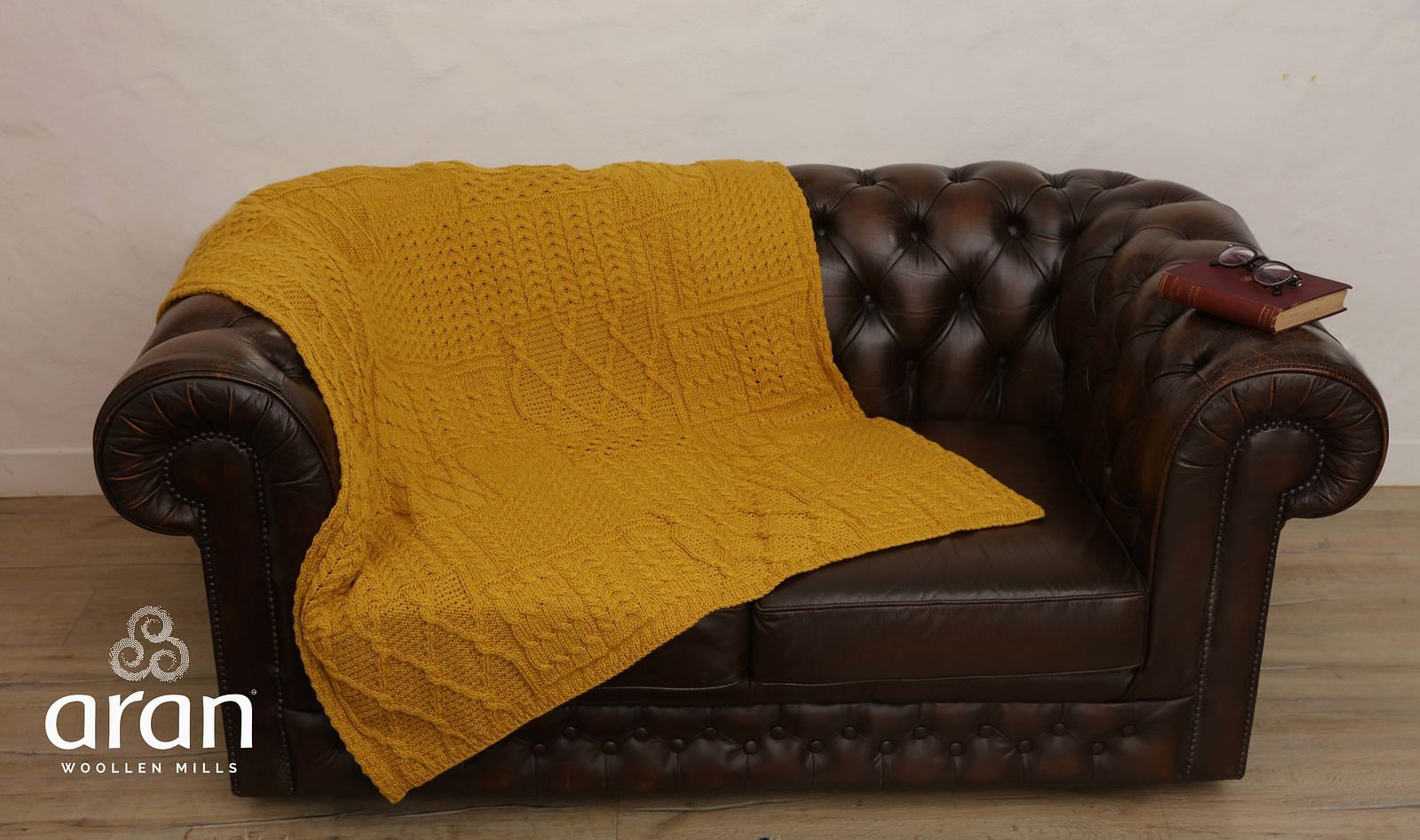 Merino Throw - Sunny Yellow