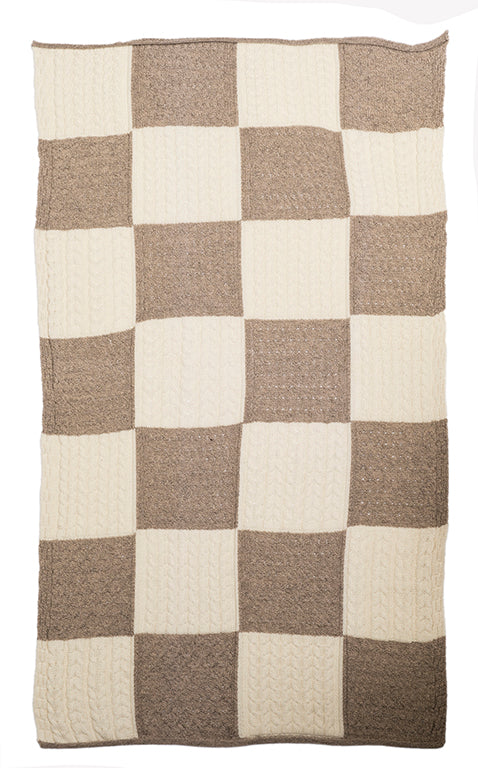 Merino Patchwork Throw -Bainin and Wicker