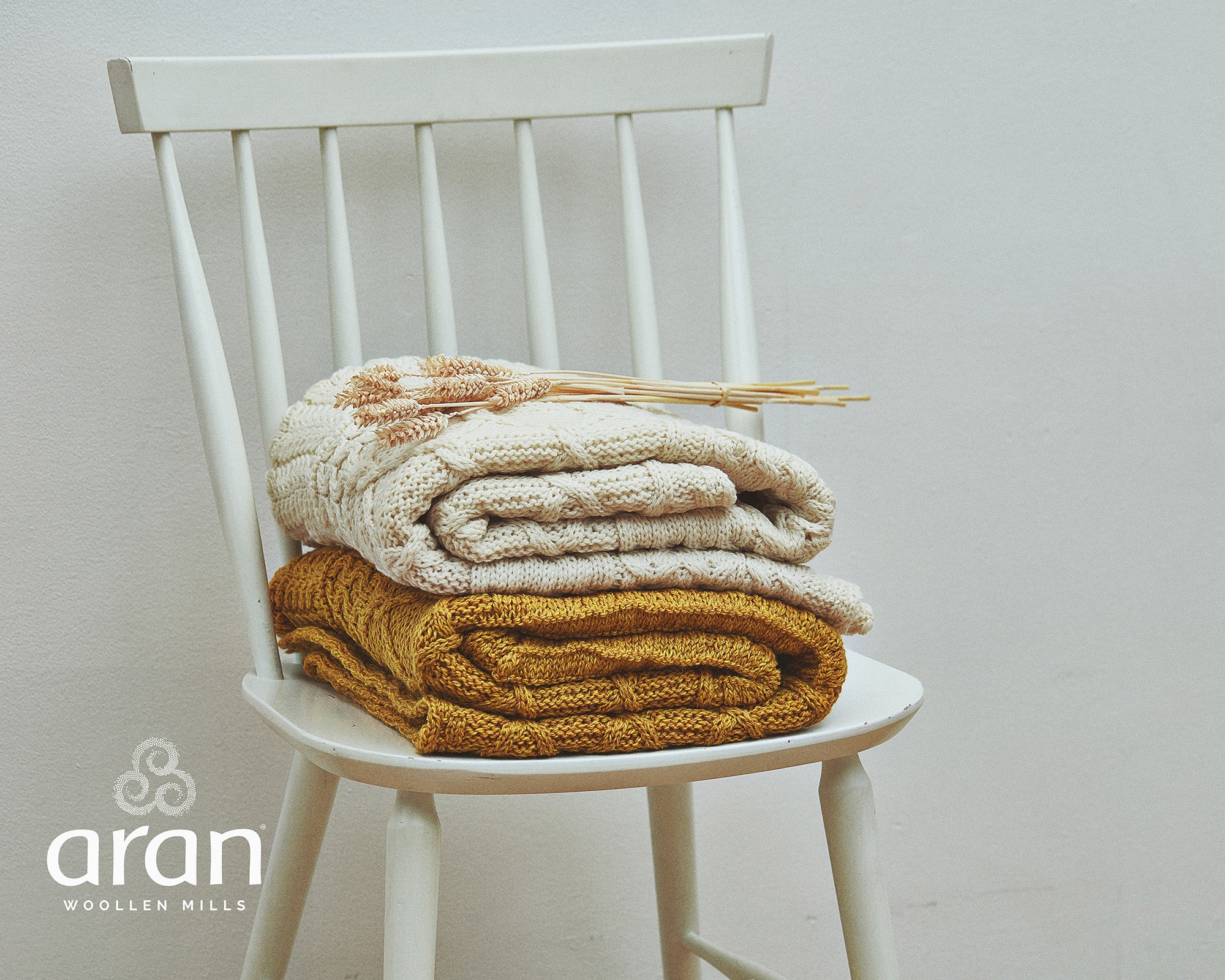 Aran Merino Throw - Bainin