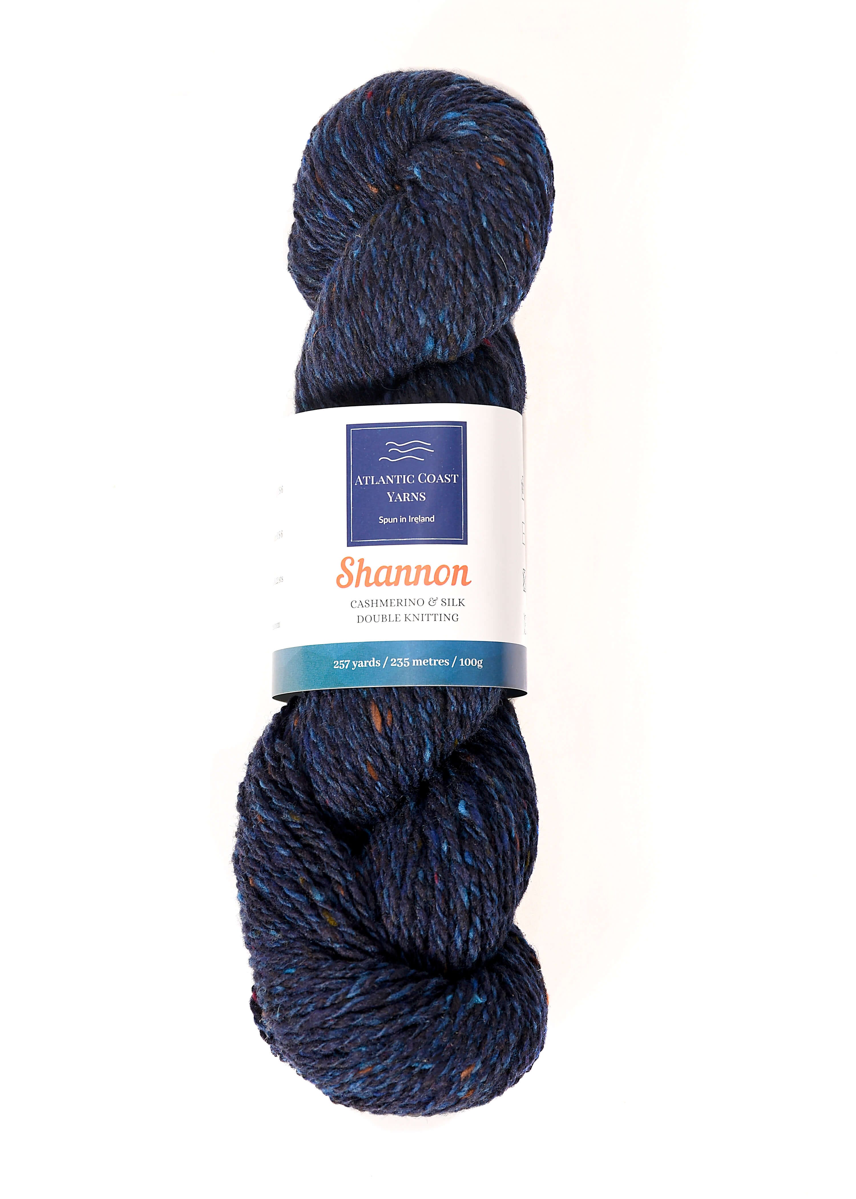 100g Cashmerino and Silk Yarn - Navy