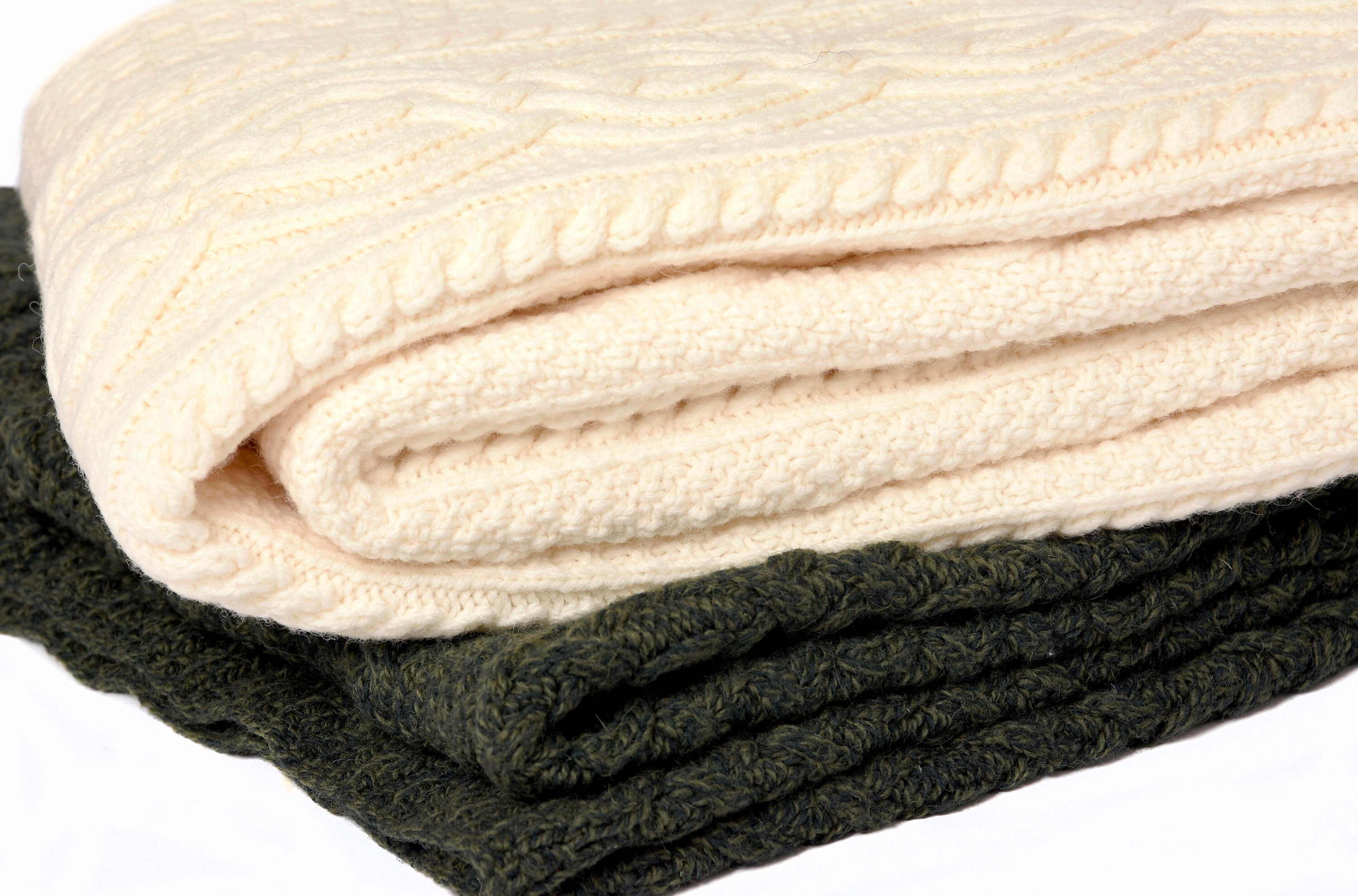 Saol Merino Throw - Natural