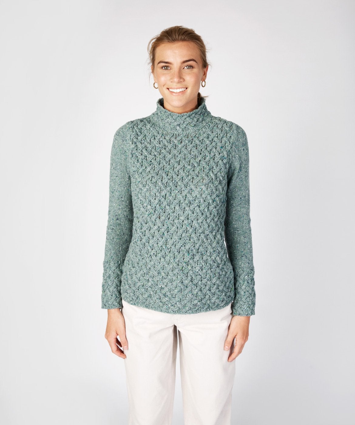 Trellis Sweater Ocean Mist