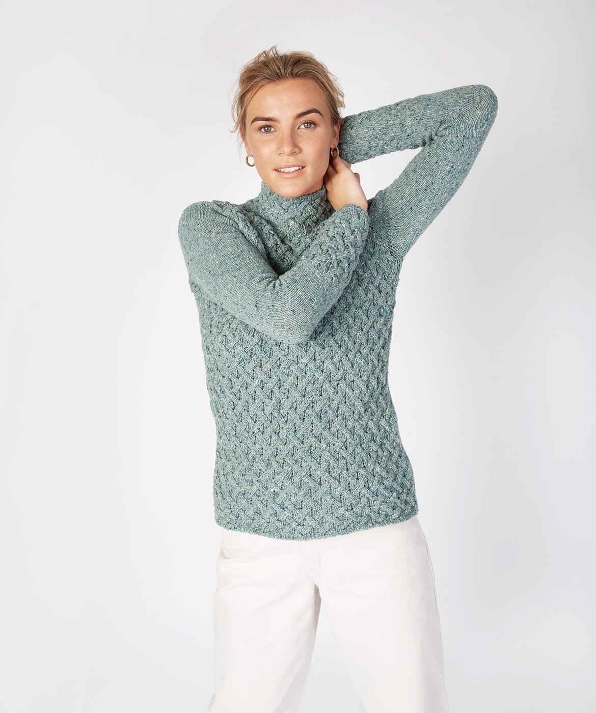 Trellis Sweater Ocean Mist