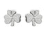 Shamrock Stud Earrings - Sterling Silver