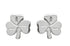 Shamrock Stud Earrings - Sterling Silver