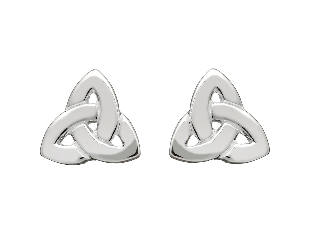 Trinity Knot Stud Earrings - Sterling Silver