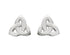 Trinity Knot Stud Earrings - Sterling Silver