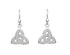 Trinity Knot Drop Earrings - Sterling Silver