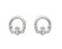 Claddagh Stud Earrings - Sterling Silver