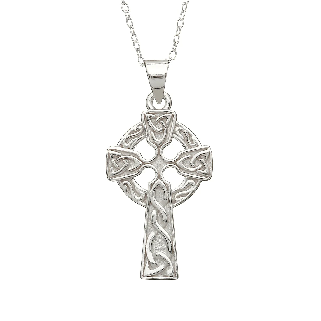 Celtic Cross Pendant - Sterling Silver