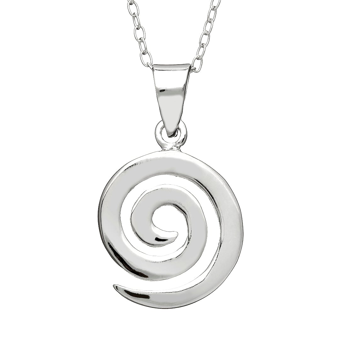 Spiral Pendant - Sterling Silver