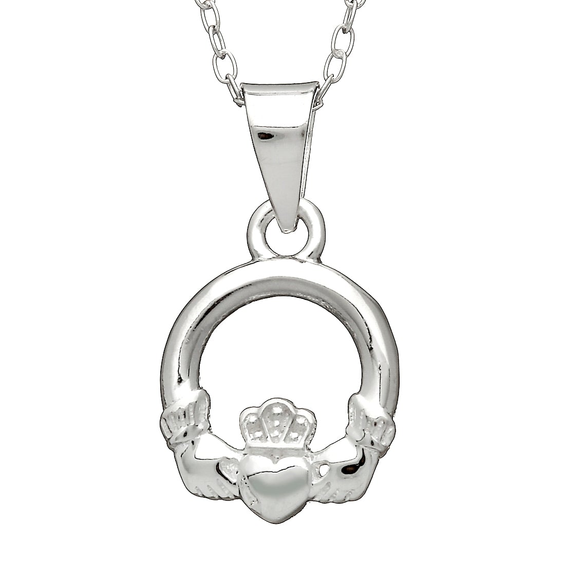 Claddagh pendant -Sterling Silver