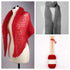 Cushendale Mohair Scarf/Shawl Knitting Kit - Cherry