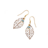 Melanie Hand Earrings - Cherry Leaf