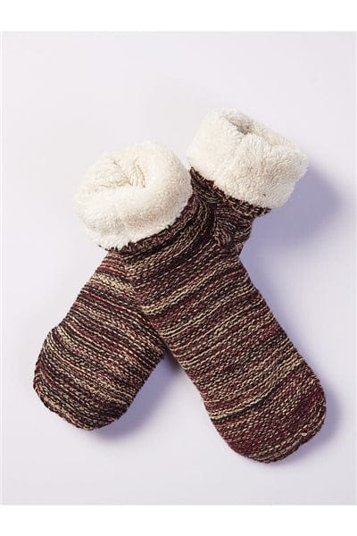 Donegal Socks, Fleece lined - Heather