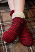 Donegal Socks, Fleece lined - Fuchsia