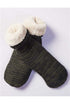 Donegal Socks, Fleece lined - Blackberry