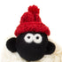Knitted Sheep Collectable with Bobble Hat