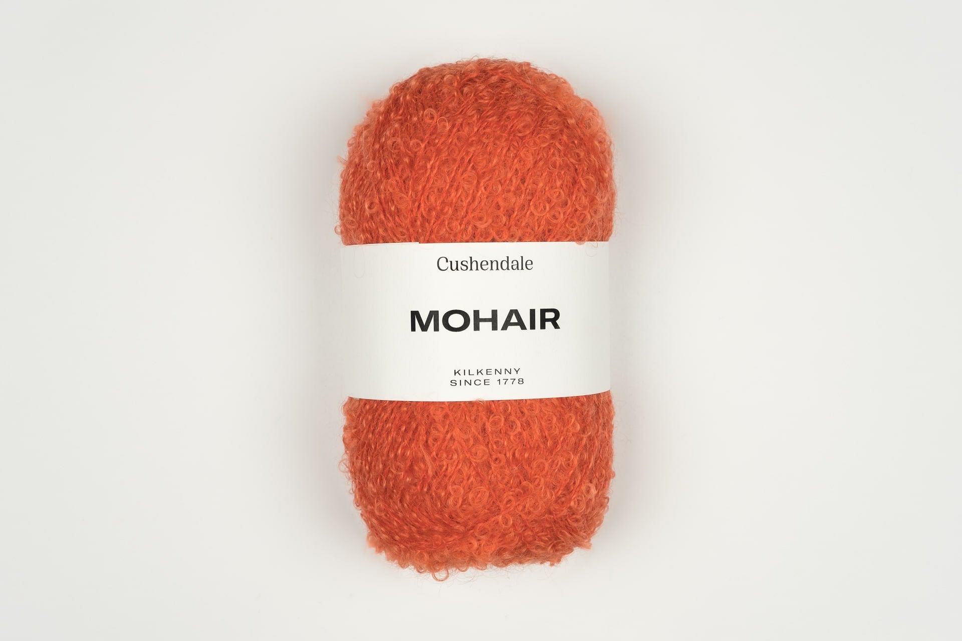 100g Cushendale  Mohair Wool Colour: Poppy