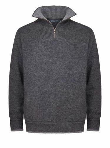 Half zip Sweater Charcaol