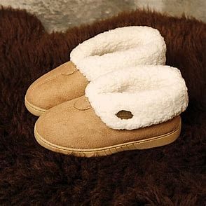 Faux Suede Boot Slipper