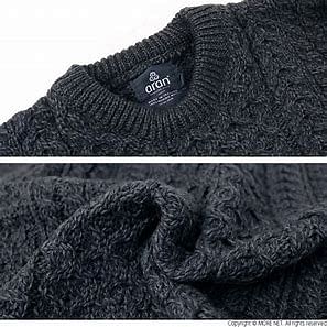 Aran Pullover Charcoal