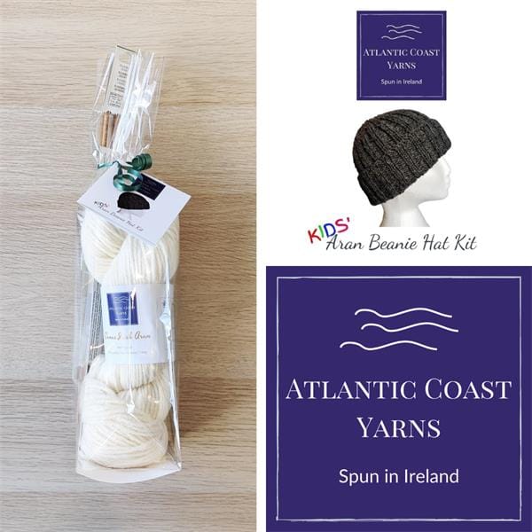 Atlantic Kids Beanie Kit (Unisex) - White