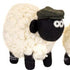 Knitted Sheep Collectable with Green Tweed Cap