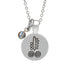 Silver Plate March Astrology Pendant